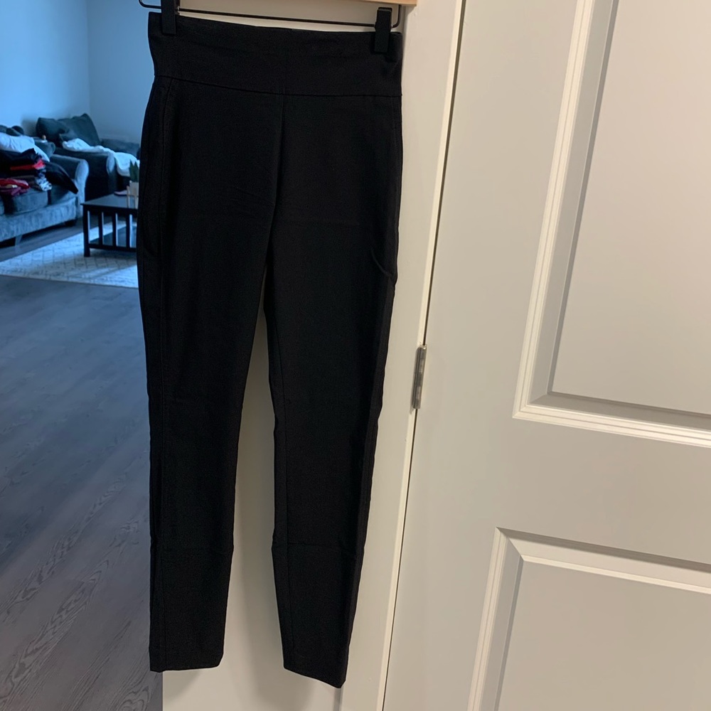 Express high rise ankle pull on dress pants